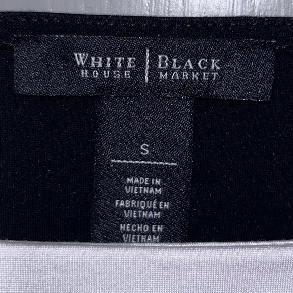 White House Black Market color block tunic Small scuba mini sheath dress sk0006 - Picture 4 of 8